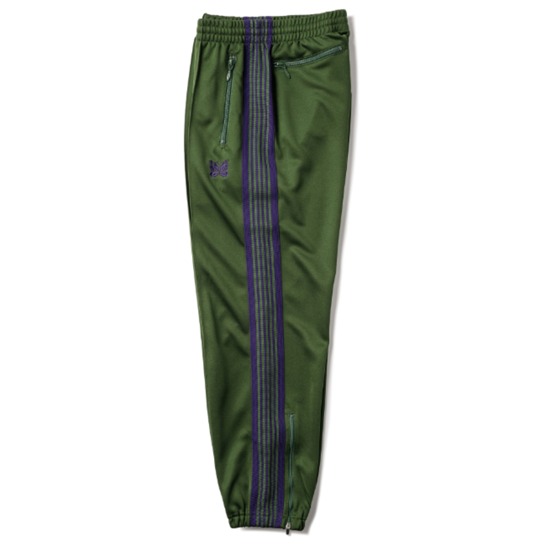 Needles(ニードルス)の【セットアップ可】 ニードルズ/NEEDLES パンツ メンズ ZIPPED TRACK PANT - POLY SMOOTH トラックパンツ IVY GREEN NS249-0001-0002 _0410ff メンズのパンツ(その他)の商品写真