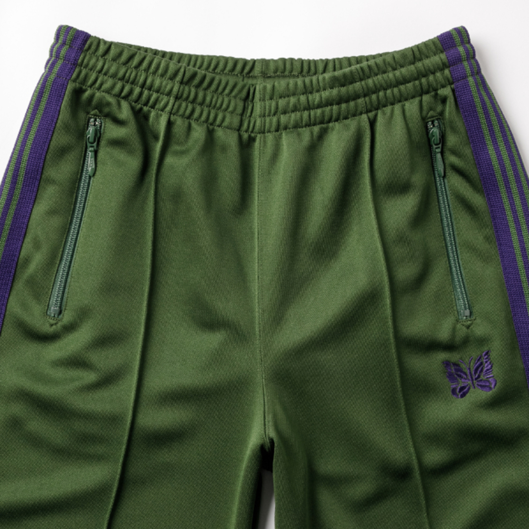 Needles(ニードルス)の【セットアップ可】 ニードルズ/NEEDLES パンツ メンズ ZIPPED TRACK PANT - POLY SMOOTH トラックパンツ IVY GREEN NS249-0001-0002 _0410ff メンズのパンツ(その他)の商品写真