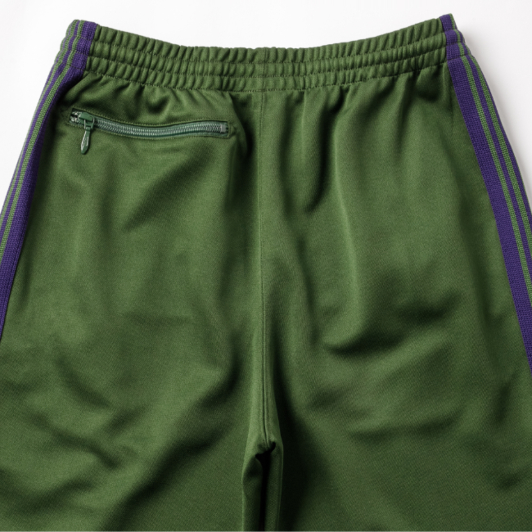 Needles(ニードルス)の【セットアップ可】 ニードルズ/NEEDLES パンツ メンズ ZIPPED TRACK PANT - POLY SMOOTH トラックパンツ IVY GREEN NS249-0001-0002 _0410ff メンズのパンツ(その他)の商品写真