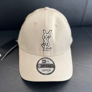 NEW ERA - サンローラン NEWERA キャップ ベージュ ニューエラ