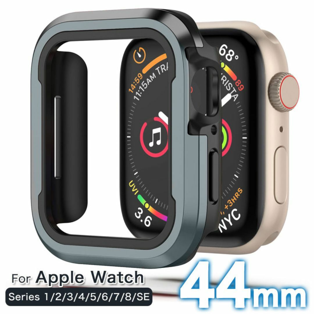 apple watch カバー 44mm アップルウォッチ ケース 灰 44mm メンズの時計(その他)の商品写真