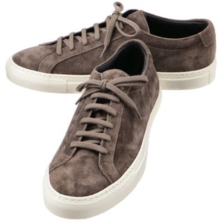 コモン プロジェクツ/COMMON PROJECTS シューズ メンズ ACHILLES IN WAXED SUEDE アキレス スエード コモンプロジェクト スニーカー WARM GREY BROWN(3874) 2386-0002-3874 _0410ff(スニーカー)