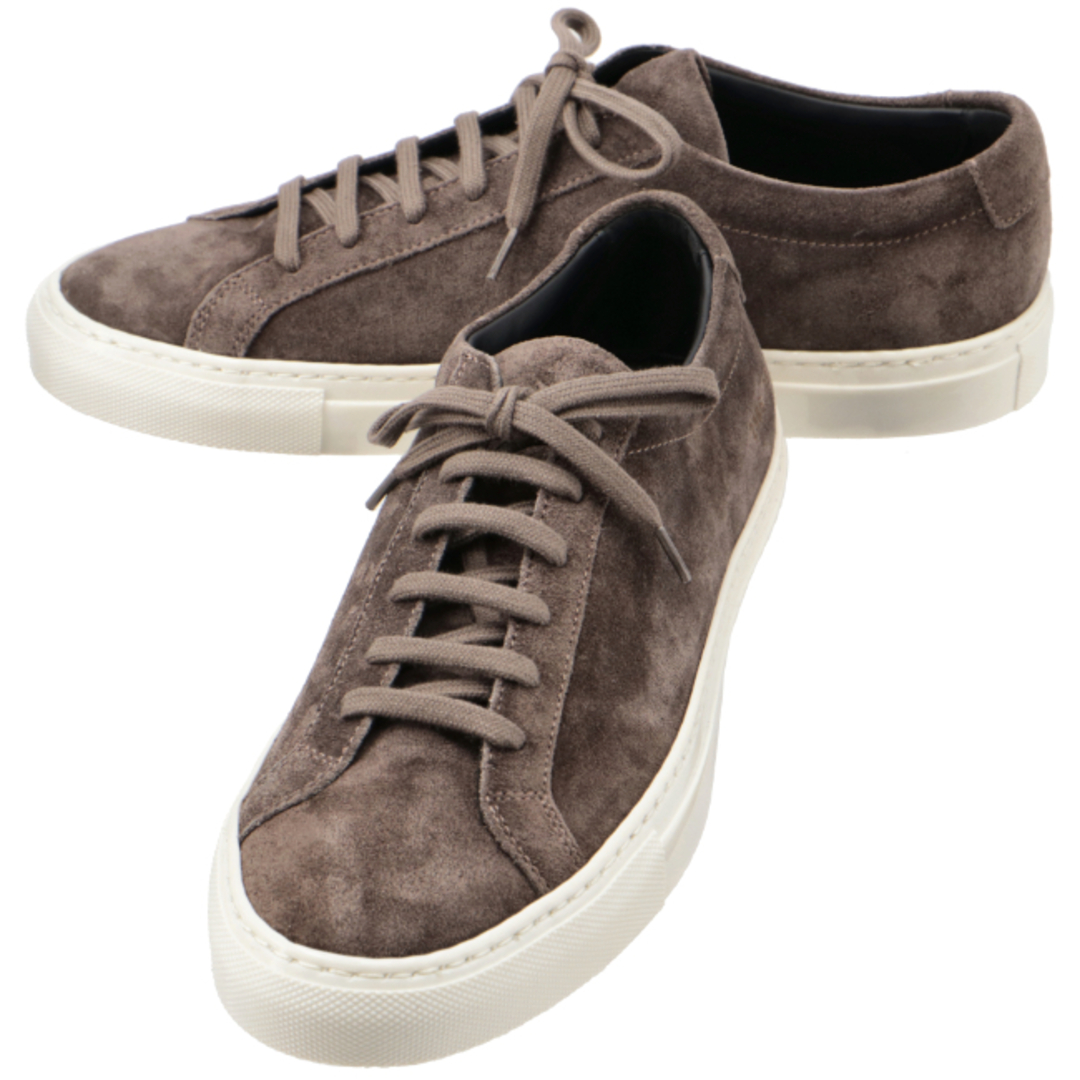 コモン プロジェクツ/COMMON PROJECTS シューズ メンズ ACHILLES IN WAXED SUEDE アキレス スエード コモンプロジェクト スニーカー WARM GREY BROWN(3874) 2386-0002-3874 _0410ff メンズの靴/シューズ(スニーカー)の商品写真