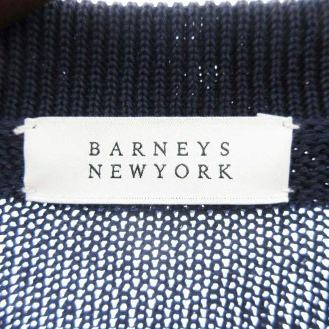 BARNEYS NEW YORK(バーニーズニューヨーク)のバーニーズニューヨーク ニット ジャケット 2B ネイビー M ■SM1 メンズのジャケット/アウター(その他)の商品写真