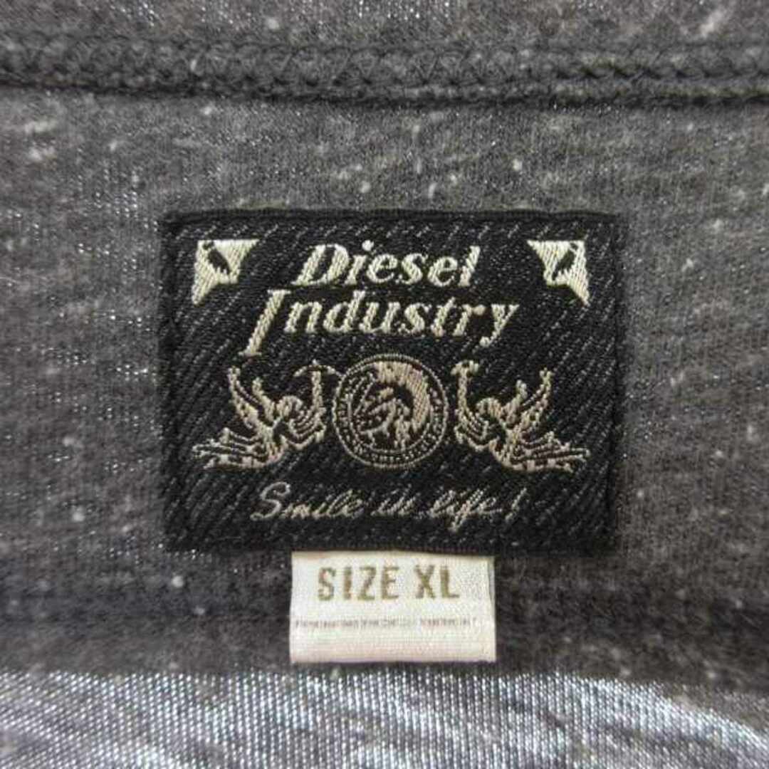 DIESEL(ディーゼル)のディーゼル Tシャツ カットソー 半袖 グレー XL ■SM1 メンズのトップス(Tシャツ/カットソー(半袖/袖なし))の商品写真