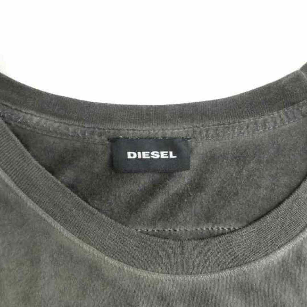 DIESEL(ディーゼル)のディーゼル Tシャツ カットソー 半袖 ピグメント加工 グレー XL ■SM1 メンズのトップス(Tシャツ/カットソー(半袖/袖なし))の商品写真