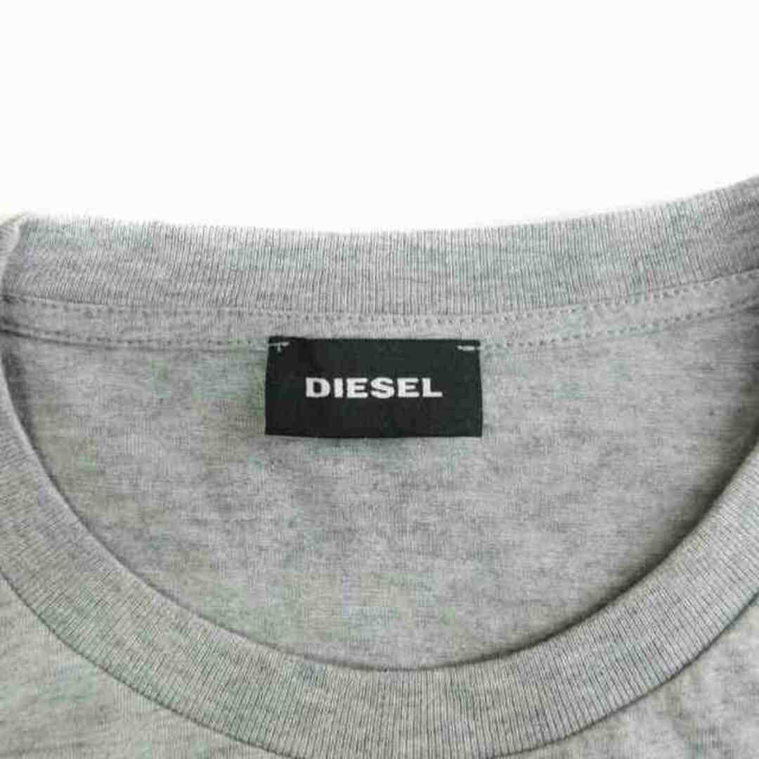 DIESEL(ディーゼル)のディーゼル Tシャツ カットソー 半袖 コットン グレー XL ■SM1 メンズのトップス(Tシャツ/カットソー(半袖/袖なし))の商品写真