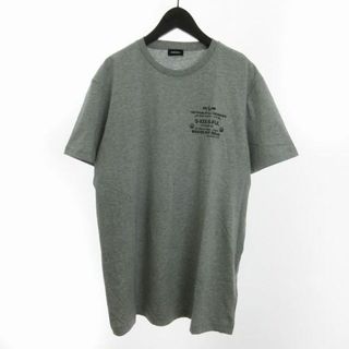 ディーゼル(DIESEL)のディーゼル Tシャツ カットソー 半袖 コットン グレー XL ■SM1(Tシャツ/カットソー(半袖/袖なし))