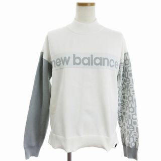 New Balance - ニューバランス ニットカットソー 長袖 ゴルフウェア 白 1 S位 ■SM1