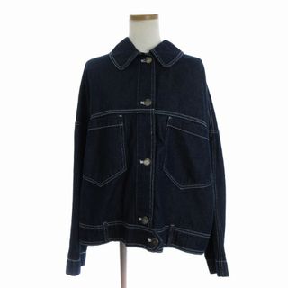 ザラ(ZARA)のザラ ZARA デニムジャケット Gジャン インディゴ 青系 L ■SM1(その他)