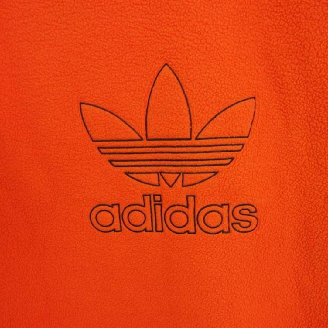 adidas(アディダス)のアディダス フリースジャケット トレーナー スウェット オレンジ S ■SM メンズのトップス(スウェット)の商品写真