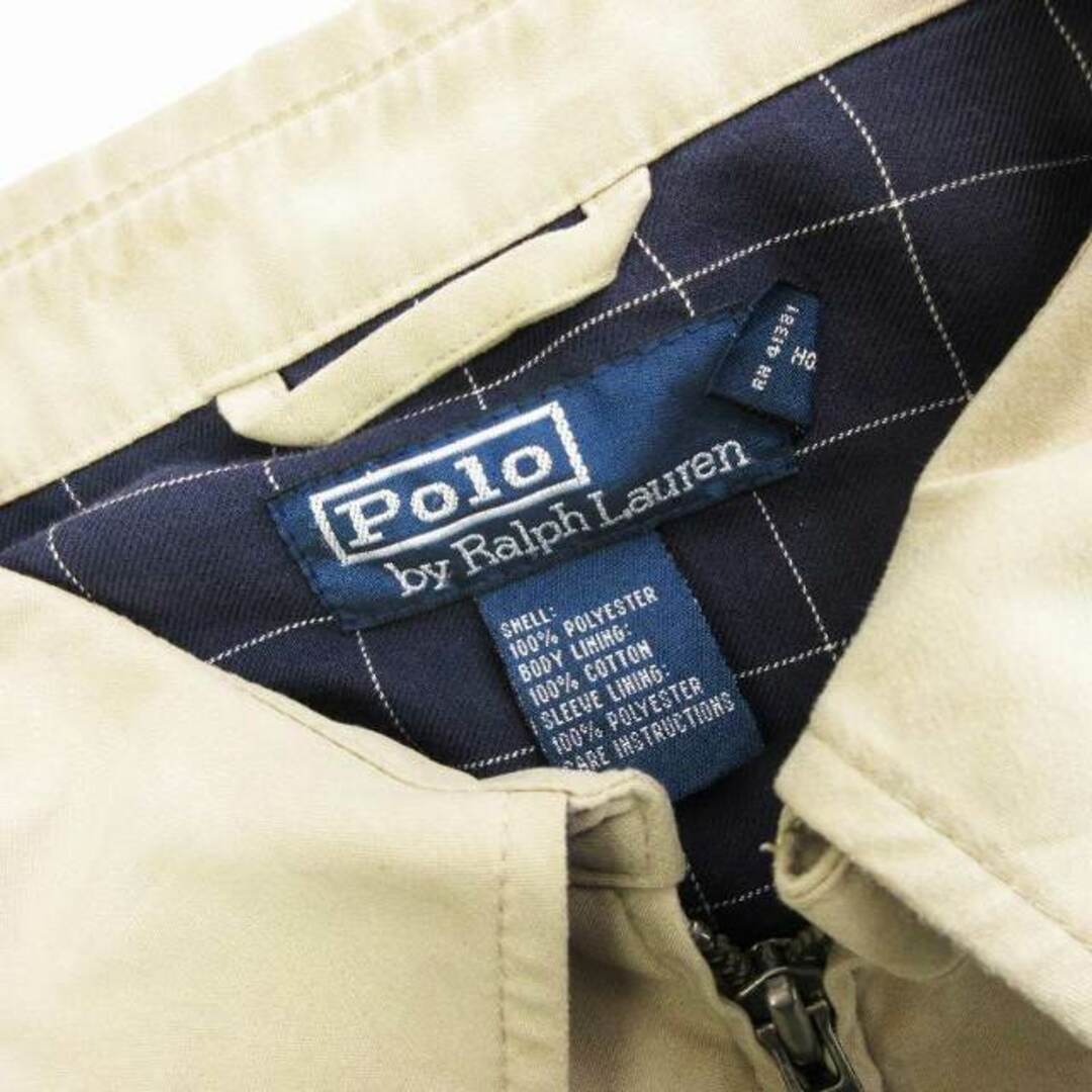 POLO RALPH LAUREN(ポロラルフローレン)のポロ バイ ラルフローレン コーチジャケット ロゴ ベージュ XXL ☆AA★ メンズのジャケット/アウター(ブルゾン)の商品写真