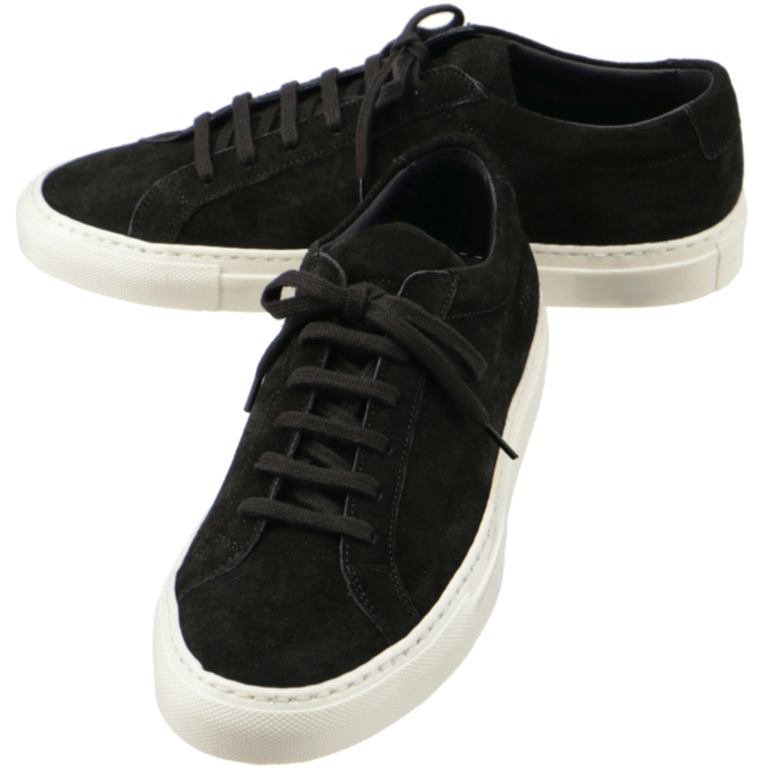 コモン プロジェクツ/COMMON PROJECTS シューズ メンズ ACHILLES IN WAXED SUEDE アキレス スエード コモンプロジェクト スニーカー BLACK(7547) 2386-0002-7547 _0410ff メンズの靴/シューズ(スニーカー)の商品写真