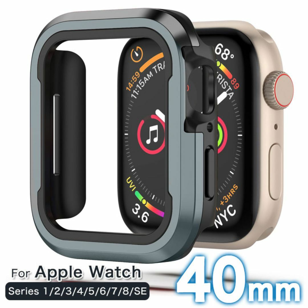 apple Watch カバー 40mm アップルウォッチ ケース 灰 40mm メンズの時計(その他)の商品写真