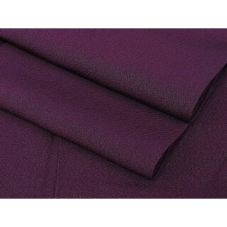 平和屋川間店■上質な色無地　似せ紫色　逸品　ua2552(着物)
