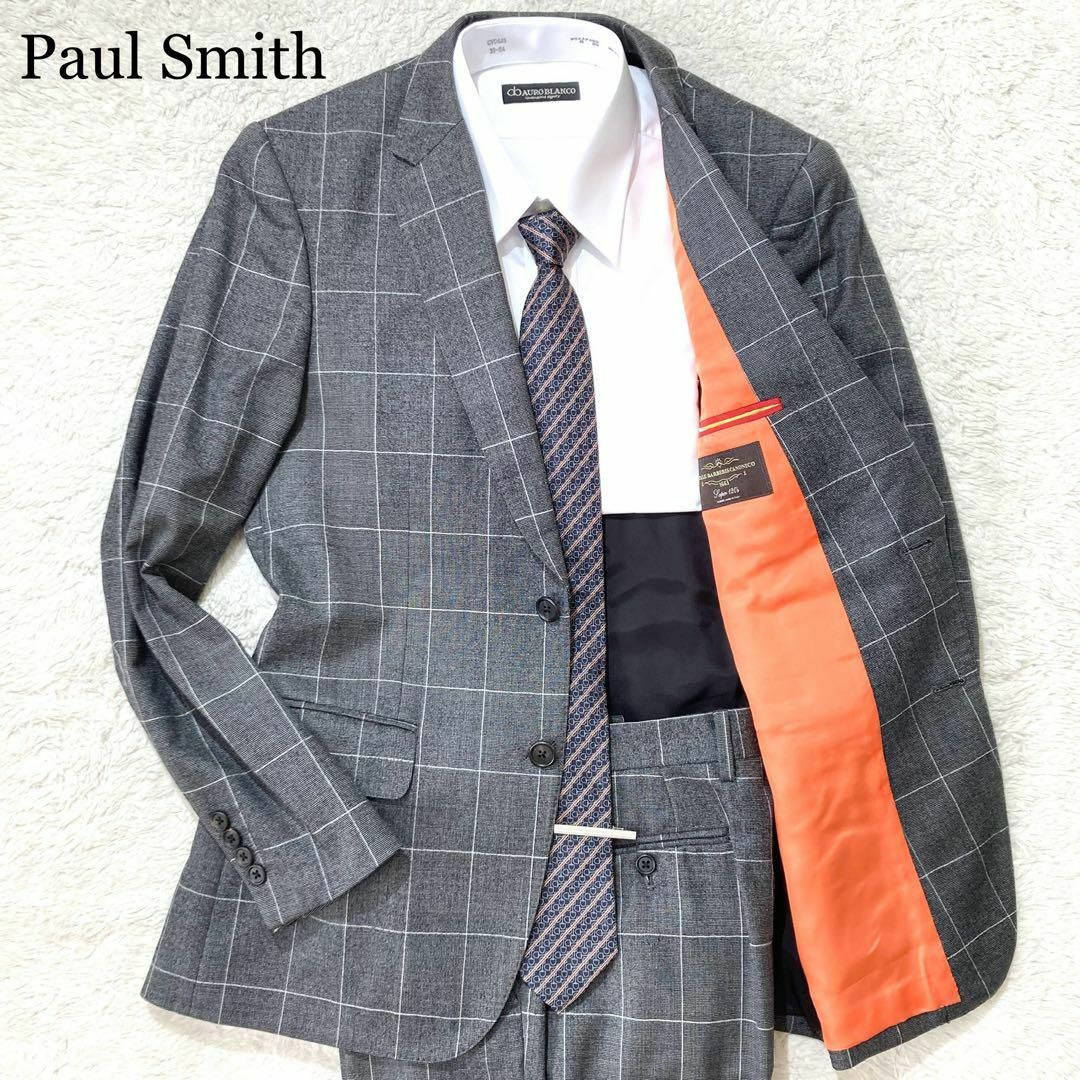 Paul Smith(ポールスミス)の【現行☆極美品】Paul Smith スーツ グレー カノニコ ウィンドウペン メンズのスーツ(その他)の商品写真