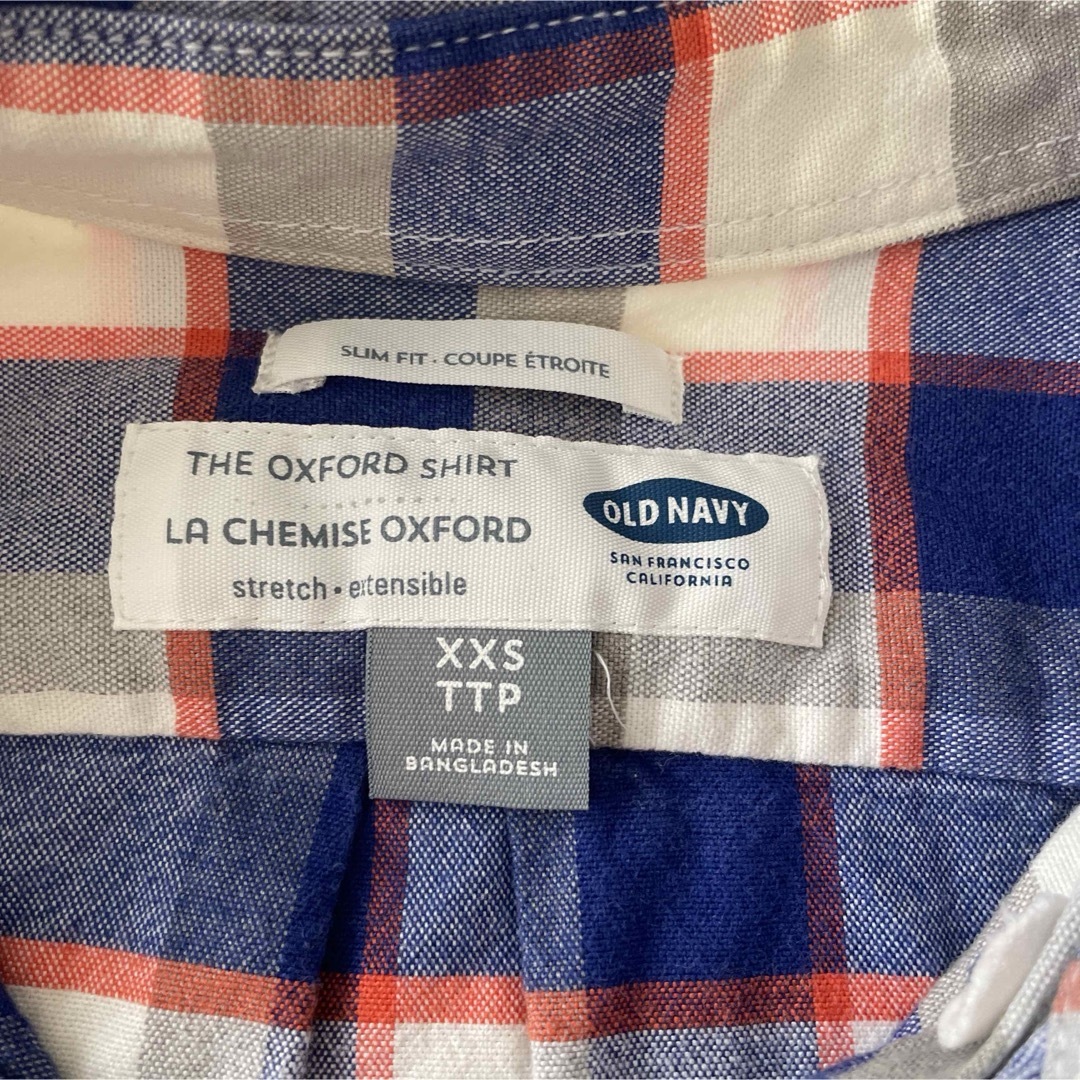 Old Navy(オールドネイビー)のオールドネイビー　OLDNAVY チェック柄シャツ　size XXS メンズのトップス(シャツ)の商品写真