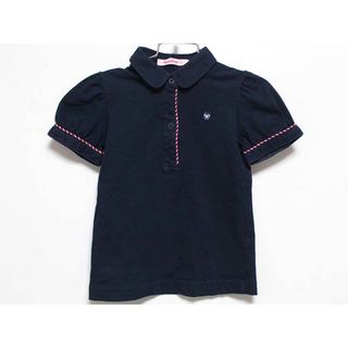 ファミリア(familiar)の【夏物 新入荷!】‡ファミリア/familiar‡120cm 半袖ポロシャツ 紺【中古】子供服 キッズ kids 女の子 夏 tops 015042(その他)