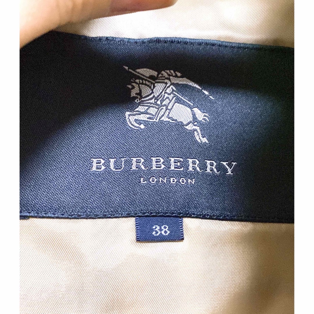 BURBERRY(バーバリー)の【極美品】ウールライナー付き　バーバリーロンドン　トレンチコート　ブラック レディースのジャケット/アウター(トレンチコート)の商品写真