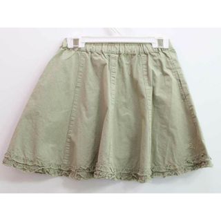 ハッカキッズ(hakka kids)の【夏物 新入荷!】▽ハッカキッズ/HAKKA kids▽120cm スカート カーキ【中古】子供服 キッズ kids 女の子 春夏 bottoms 015042(スカート)