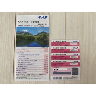 エーエヌエー(ゼンニッポンクウユ)(ANA(全日本空輸))のANA 株主優待　4枚(航空券)