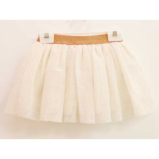 プチバトー(PETIT BATEAU)の【夏物 新入荷!】◇プチバトー/PETIT BATEAU◇104cm チュールスカート オフホワイト×ピンクゴールド【中古】子供服 キッズ kids 女の子 春夏 bottoms 805042(スカート)