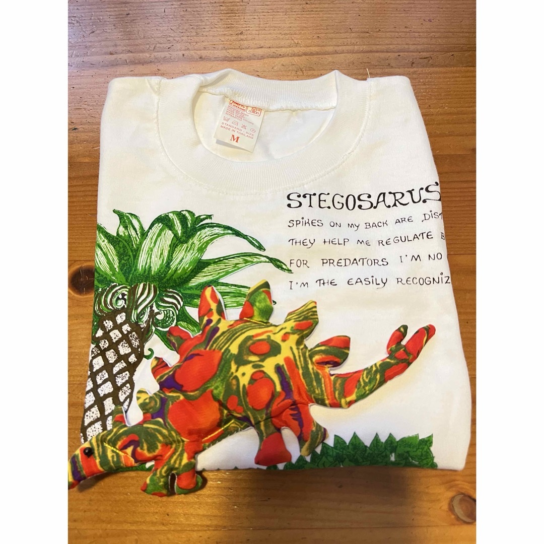 キッズTシャツ　ステゴサウルス　立体Tシャツ　120〜130㎝ キッズ/ベビー/マタニティのキッズ服男の子用(90cm~)(Tシャツ/カットソー)の商品写真