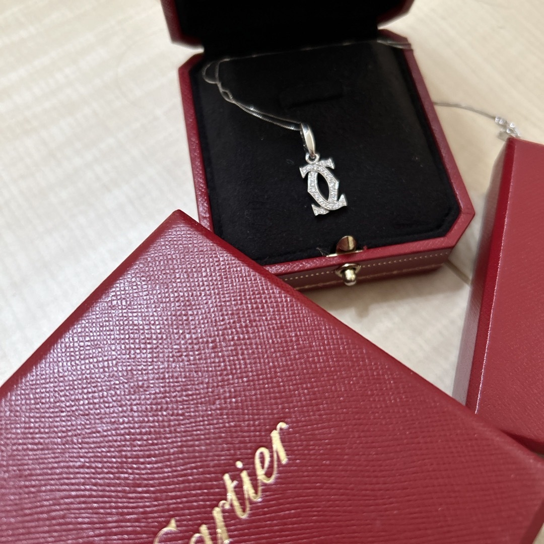 Cartier(カルティエ)のカルティエ　2Cチャームペンダントヘッド　ペンダントトップ　ホワイトゴールド本物 その他のその他(その他)の商品写真