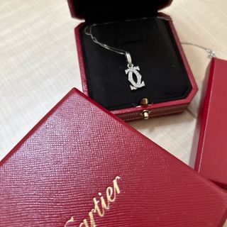 Cartier - カルティエ　2Cチャームペンダントヘッド　ペンダントトップ　ホワイトゴールド本物