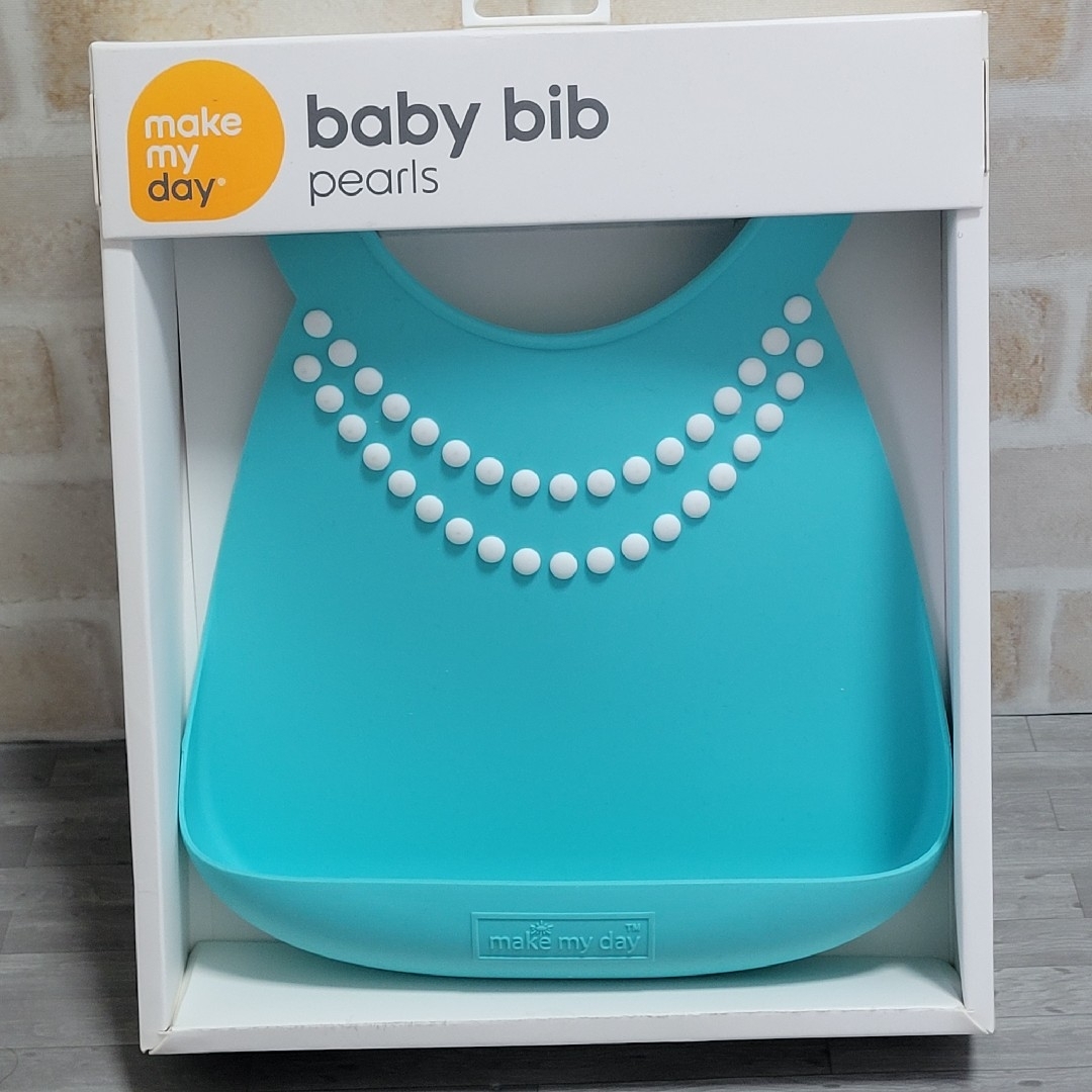 【未使用】baby bib キッズ/ベビー/マタニティのこども用ファッション小物(ベビースタイ/よだれかけ)の商品写真