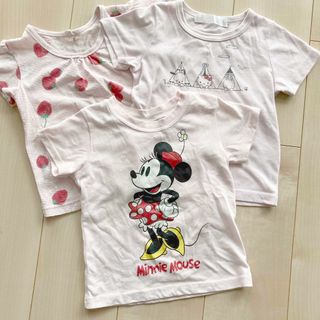 ニシマツヤ(西松屋)のピンク　Tシャツ　3枚セット(Tシャツ/カットソー)