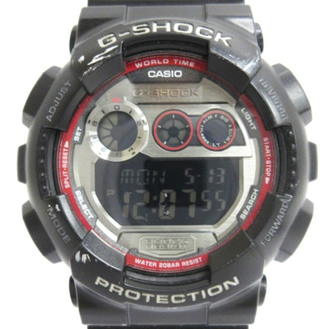 G-SHOCK(ジーショック)のカシオジーショック 腕時計 デジタル タフソーラー GD-120TS ブラック メンズの時計(腕時計(デジタル))の商品写真