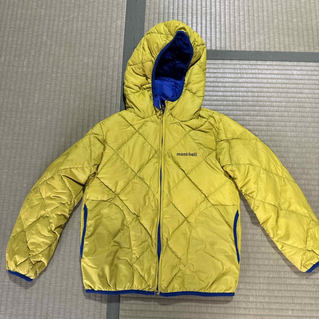 mont bell(モンベル)のモンベル　リバーシブルダウン　キッズ　130 キッズ/ベビー/マタニティのキッズ服男の子用(90cm~)(ジャケット/上着)の商品写真