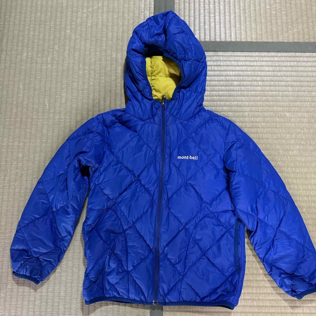 mont bell(モンベル)のモンベル　リバーシブルダウン　キッズ　130 キッズ/ベビー/マタニティのキッズ服男の子用(90cm~)(ジャケット/上着)の商品写真