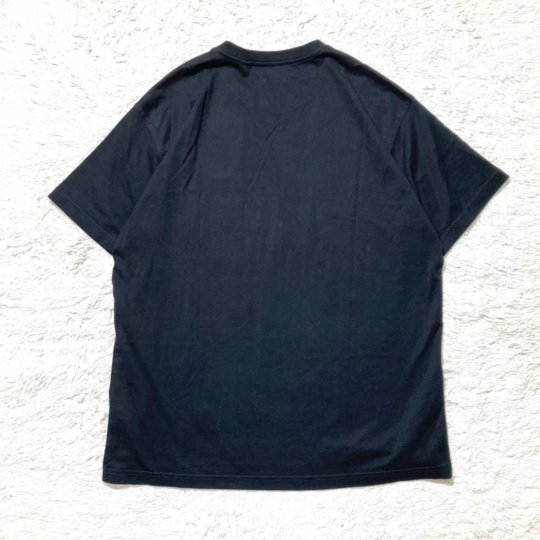 BURBERRY(バーバリー)の【極美品】 BURBERRY Tシャツ 黒 TB ロゴ モノグラム XXS メンズのトップス(Tシャツ/カットソー(半袖/袖なし))の商品写真
