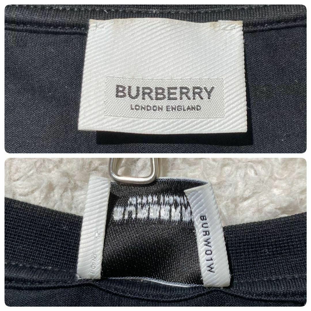 BURBERRY(バーバリー)の【極美品】 BURBERRY Tシャツ 黒 TB ロゴ モノグラム XXS メンズのトップス(Tシャツ/カットソー(半袖/袖なし))の商品写真