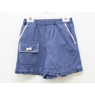 ファミリア(familiar)の【夏物 新入荷!】＜ファミリア/familiar＞130cm キュロットスカート/キュロットパンツ/ショートパンツ ブルー【中古】子供服 キッズ kids 女の子 春夏 bottoms 315042(その他)