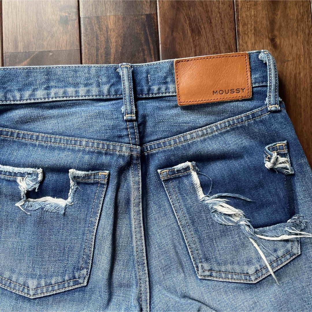 moussy - moussy デニム 23 テーパード クロップド ストレート moussy - moussy デニム 23 テーパード クロップド ストレート
