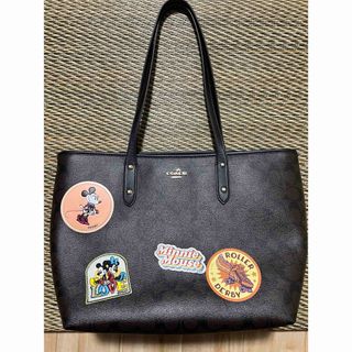 コーチ(COACH)のCOACH/コーチ/トートバッグ/ブラウン/総柄/F29358/ディズニー(トートバッグ)