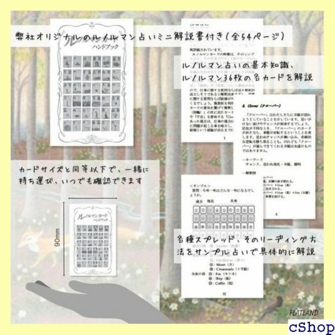 ミスティカル ルノルマンカード Mystical Leno ド解説書付き 371 スマホ/家電/カメラのスマホ/家電/カメラ その他(その他)の商品写真