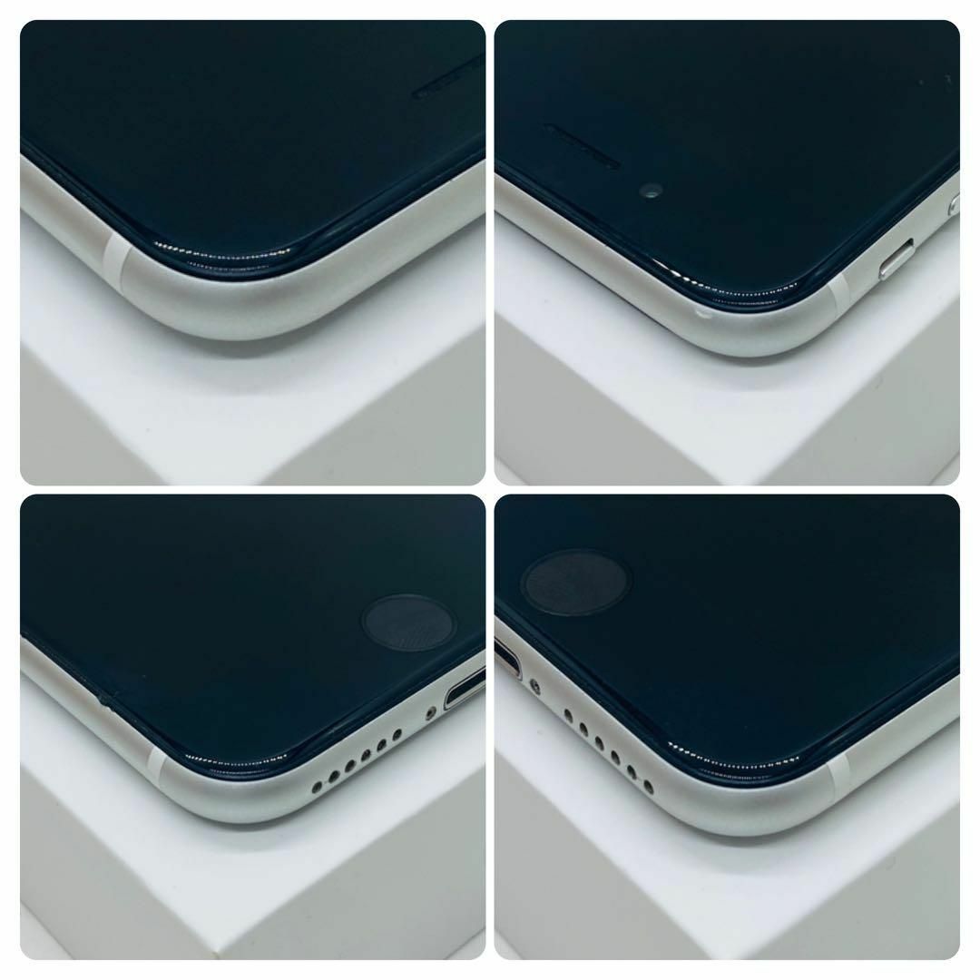 Apple(アップル)の【美品】iPhoneSE2 ホワイト 64GB SIMフリー 本体 動作確認済 スマホ/家電/カメラのスマートフォン/携帯電話(スマートフォン本体)の商品写真