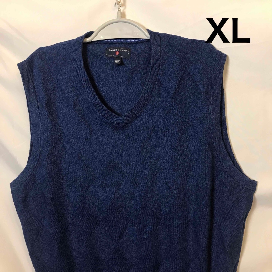 SADDLEBRED ニットベスト XL メンズのトップス(ベスト)の商品写真