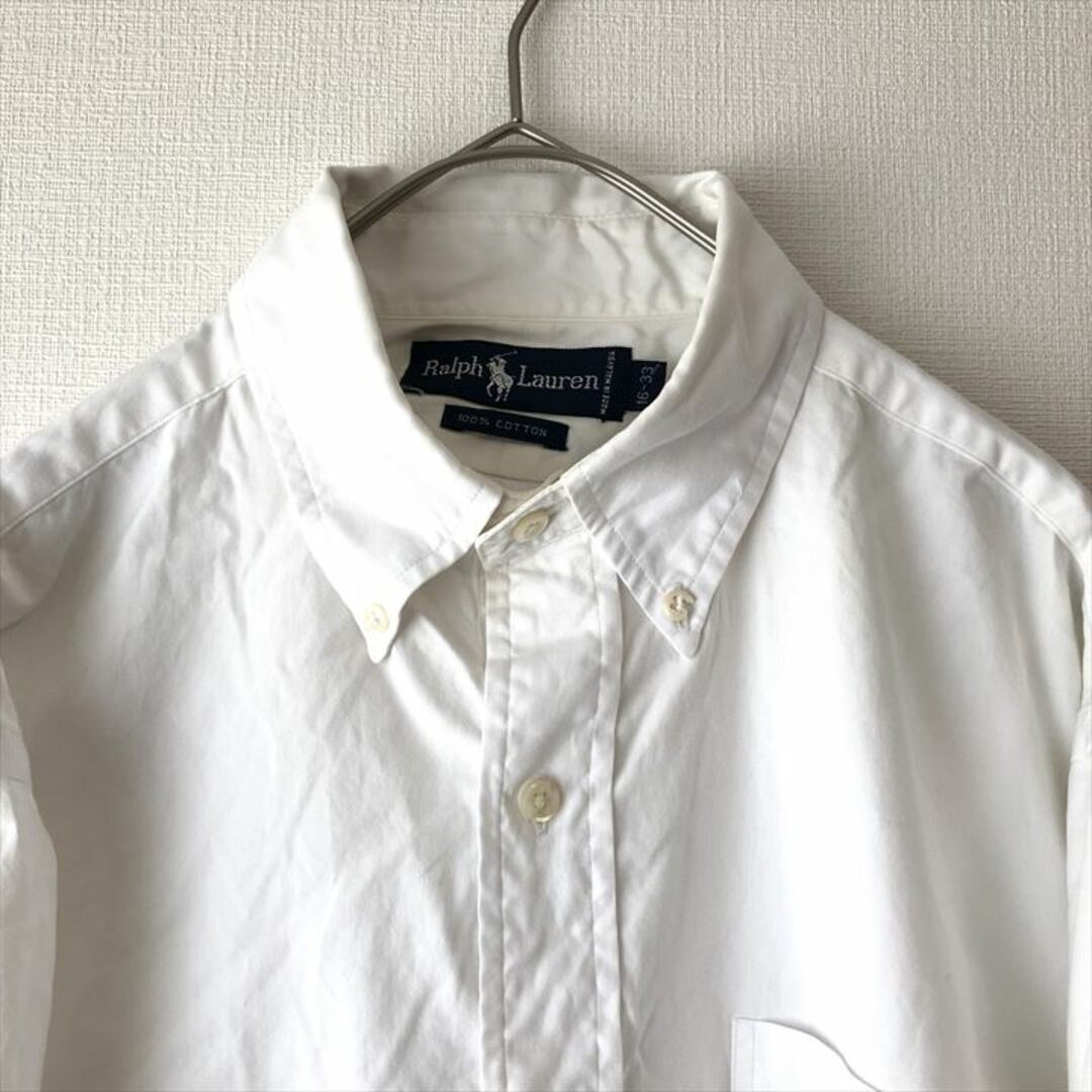 Ralph Lauren(ラルフローレン)の90s 古着 ラルフローレン BDシャツ 白シャツ ゆるダボ L  メンズのトップス(シャツ)の商品写真