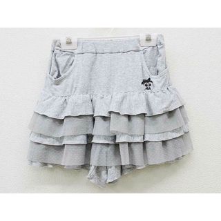 ベベ(BeBe)の【夏物 新入荷!】＜ベベ/bebe＞130cm キュロットスカート/キュロットパンツ/ショートパンツ グレー【中古】子供服 キッズ kids 女の子 春夏 bottoms 315042(パンツ/スパッツ)