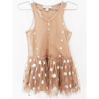 Stella McCartney - 【夏物 新入荷!】[ステラ マッカートニーキッズ/Stella McCartney kids]95cm ノースリーブワンピース くすみピンク×シルバー【中古】子供服 キッズ kids 女の子 夏 onepi 415042