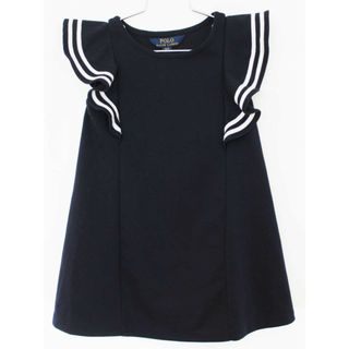 ラルフローレン(Ralph Lauren)の【夏物 新入荷!】[ラルフローレン/Ralph Lauren]100cm 半袖ワンピース  紺×白【中古】子供服 キッズ kids 女の子 夏 onepi 415042(ワンピース)