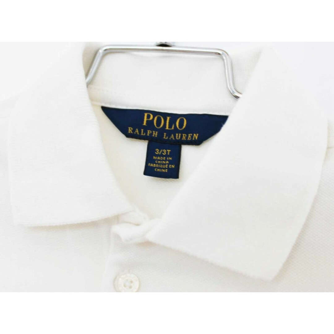 Ralph Lauren(ラルフローレン)の【夏物 新入荷!】[ラルフローレン/Ralph Lauren]100cm 半袖ワンピース  白×紺【中古】子供服 キッズ kids 女の子 夏 onepi 415042 キッズ/ベビー/マタニティのキッズ服女の子用(90cm~)(ワンピース)の商品写真