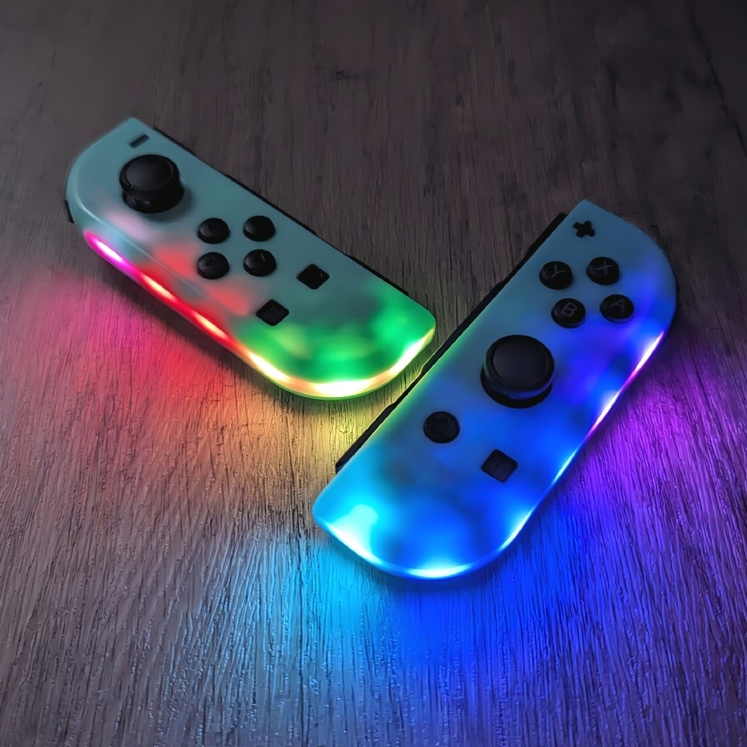 Nintendo Switch(ニンテンドースイッチ)の【新品】Joy-Con 連射 LED ジョイコン パステルカラー GB エンタメ/ホビーのゲームソフト/ゲーム機本体(家庭用ゲーム機本体)の商品写真