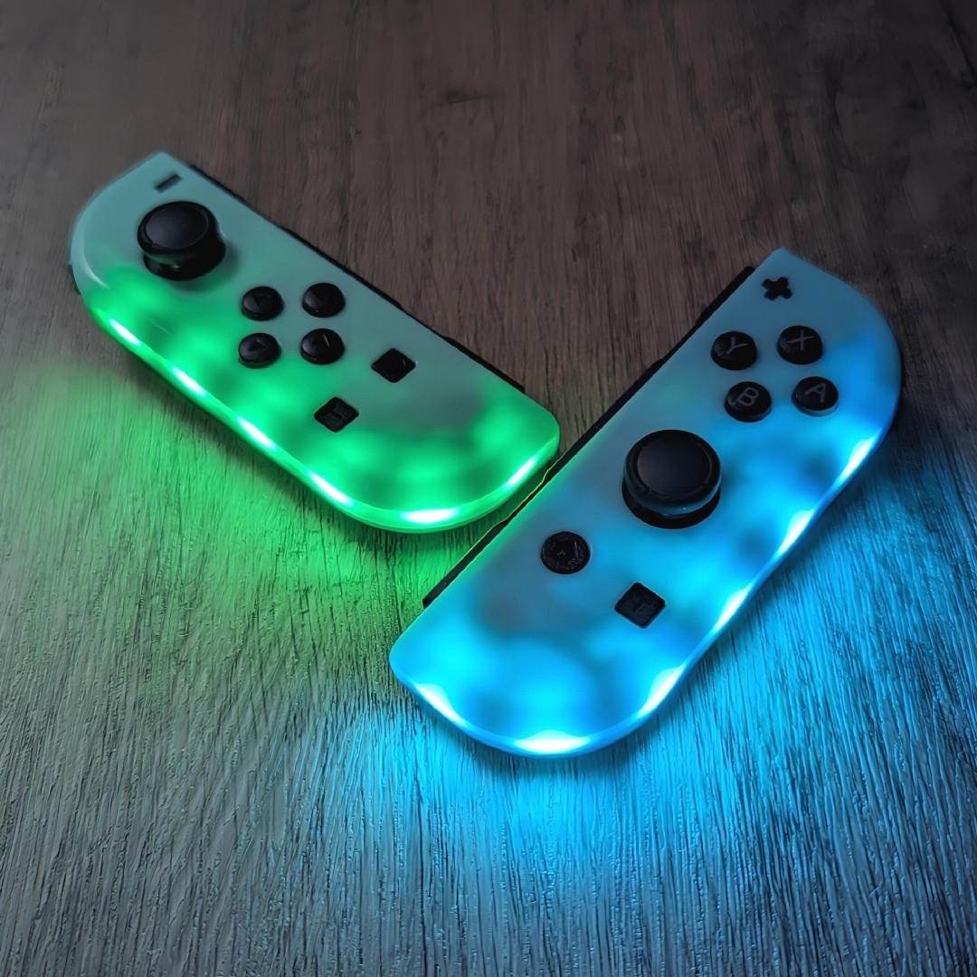 Nintendo Switch(ニンテンドースイッチ)の【新品】Joy-Con 連射 LED ジョイコン パステルカラー GB エンタメ/ホビーのゲームソフト/ゲーム機本体(家庭用ゲーム機本体)の商品写真