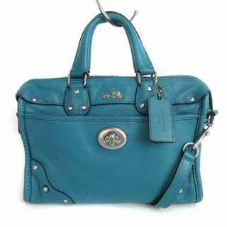 コーチ(COACH)のコーチ ハンドバッグ ショルダー 2way ライダー24 サッチェル 青緑(ハンドバッグ)